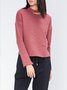  Casual Ruched Long Sleeved Top